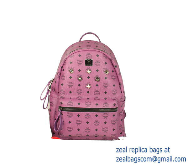 High Quality Replica MCM Stark Backpack Jumbo in Calf Leather 8006 Purple